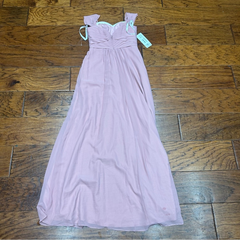 Azazie Millie dusty‎ rose Maxi Dress - Picture 2 of 7